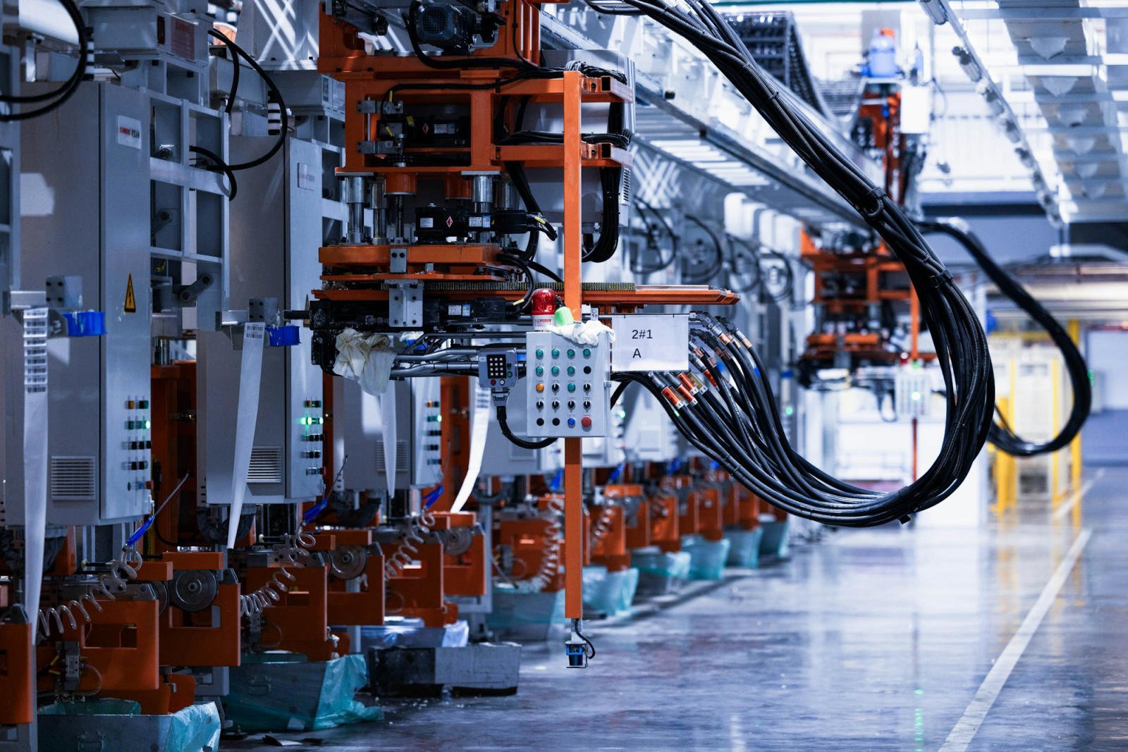 Robotic assembly line
